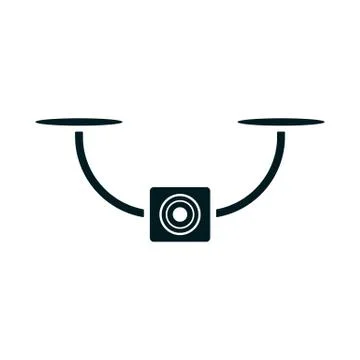 Drone icon. Stock Illustration