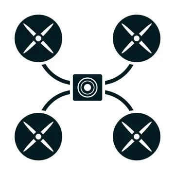 Drone icon. Stock Illustration