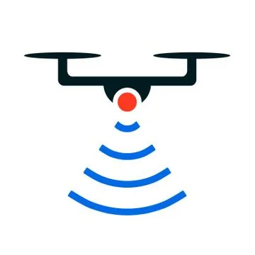 Drone icon. Stock Illustration