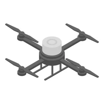 Drone icon, isometric style Stock Illustration
