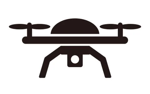 Drone icon material Stock Illustration