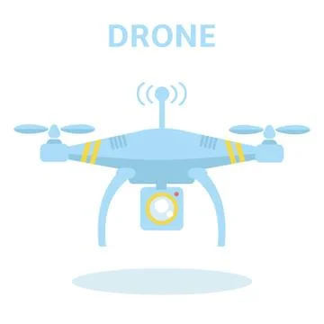 Drone icon vector. Stock Illustration