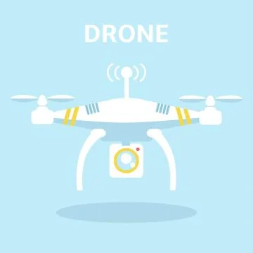 Drone icon vector. Stock Illustration