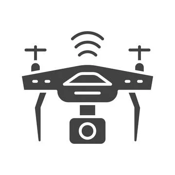 Drone icon vector image. Stock Illustration