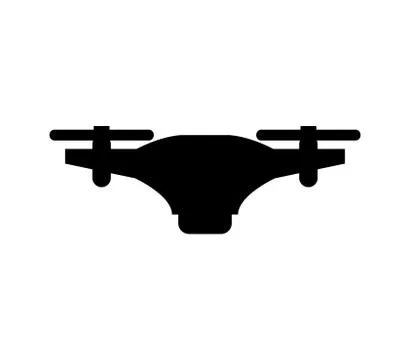 Drone icon on white background Stock Illustration