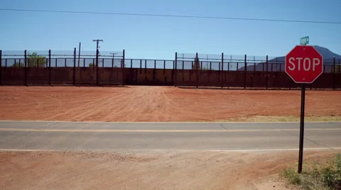 Drone at Illegals intersection Stock-Footage 63442364