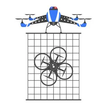 Drone illustration icons Stock Illustration