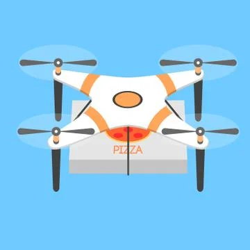 Drone illustration icons Stock Illustration