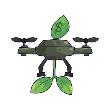 Drone illustration Stock Illustration