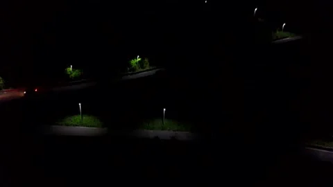 Drone image in the  dark 1 Video stock 329887445