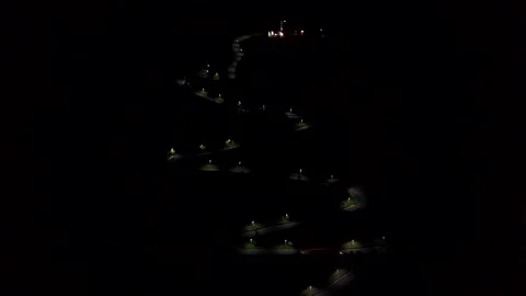 Drone image in the  dark  2 스톡 동영상 329887341