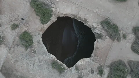 Drone inside pretty Benagil Caves Stock Footage 277748712
