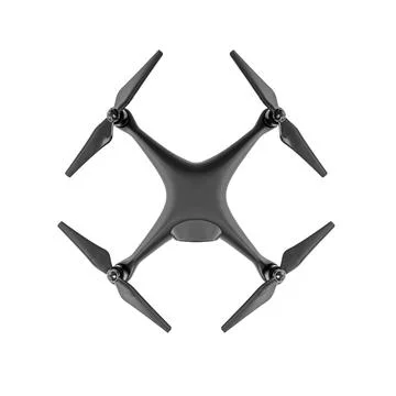 Drone isolated on white background. Stock Photos