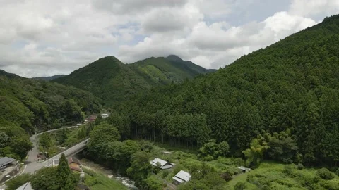Drone Japan Nara Stock Footage 137944427
