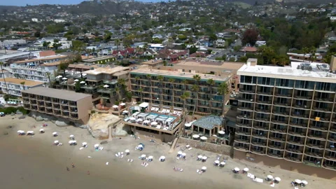 Drone Laguna Beach 4K 48FPS SLO-MO Stock Footage 169975408