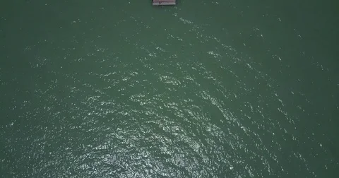 Drone of Lake St. Clair 库存影片 79888310