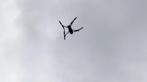 Drone Landing in Cairo, Illinois. Stock Footage 343364428