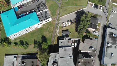 Drone landing on a deck Stock Footage 142960411