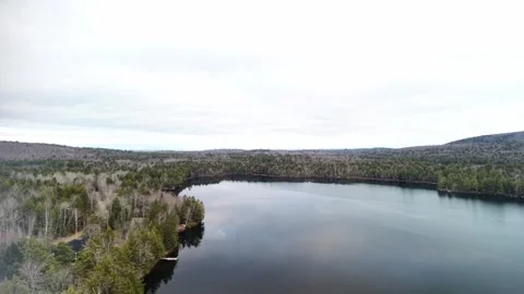 Drone Landing on Egg Pond 4-26 Stock-Footage 335276919