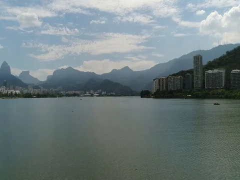 DRONE LANDSCAPE RIO SHOT 스톡 동영상 78244788