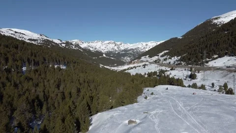 Drone landscape in winter  Stock Footage 169949256