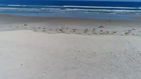 Drone Launch on Beach Cast Shadow Video stock 96269459