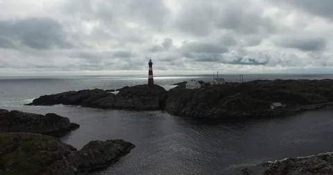 Drone. lighthouse1 4K Vídeos de archivo 77990244