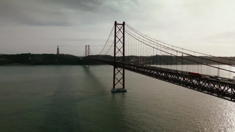 Drone Lisbon Stock Footage 308423915
