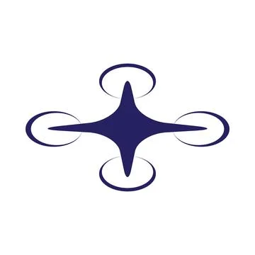Drone logo Stock Illustration