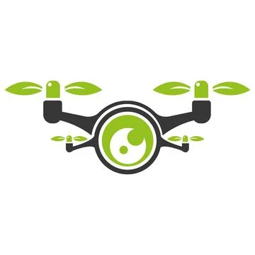 Drone logo template Nature Drone Logo Icon Design. This design can be used as a  Stock Illustration