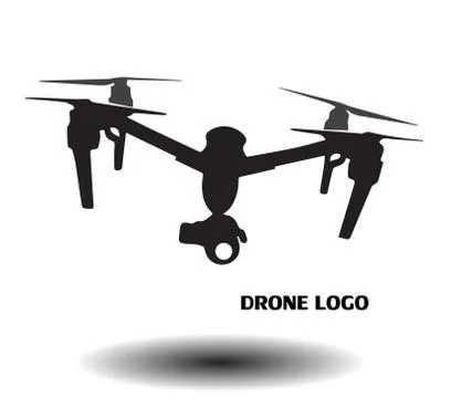 Drone logo vector Stock Illustration