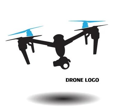 Drone logo vector Stock Illustration