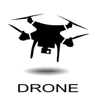 Drone logo vector Stock Illustration