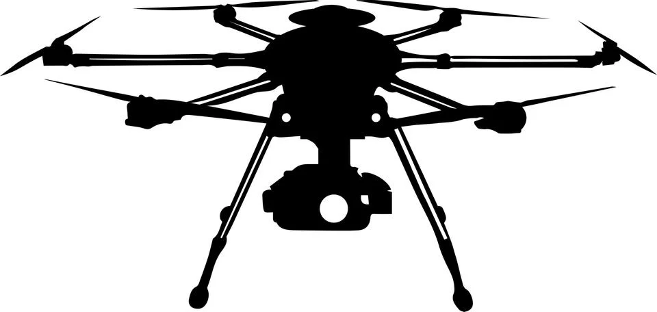 Drone logo vector Stock Illustration