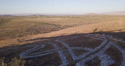 Drone low altitude dolly out flight in Joshua Tree National park revealing 動画素材 111444985