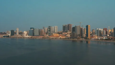 DRONE LUANDA, ANGOLA Stock Footage 306683542