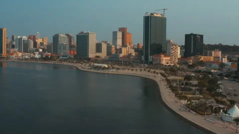DRONE LUANDA, ANGOLA Stock Footage 306683556