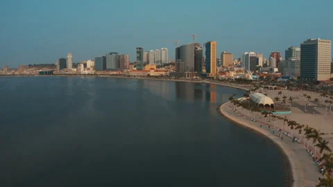 DRONE LUANDA, ANGOLA Stock Footage 306683557