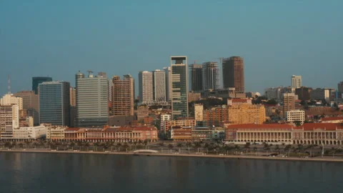 DRONE LUANDA, ANGOLA Stock Footage 306683654