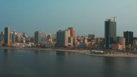 DRONE LUANDA, ANGOLA Stock Footage 306683677