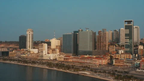 DRONE LUANDA, ANGOLA Stock Footage 306683738
