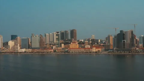 DRONE LUANDA, ANGOLA Stock Footage 306683763