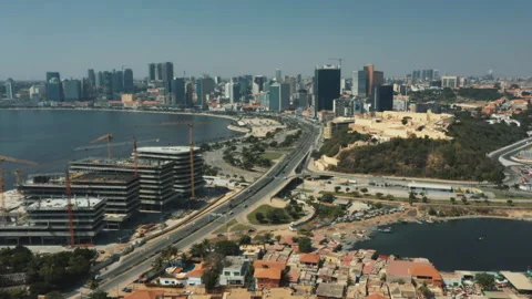 DRONE LUANDA, ANGOLA Stock Footage 306688562