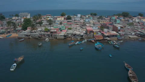 DRONE LUANDA ISLAND Stock Footage 306703162