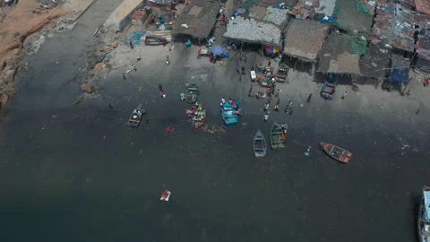 DRONE LUANDA ISLAND Stock Footage 306703257