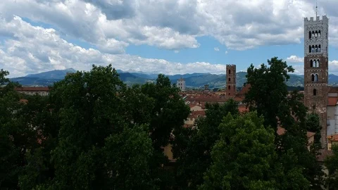 Drone Lucca Video stock 100359298