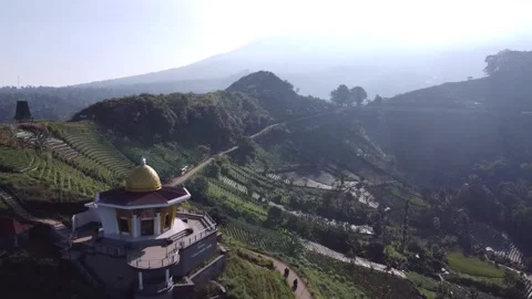 Drone Masque Hill Back Vídeos de archivo 218226630