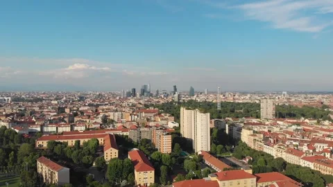Drone Milan Stock Footage 310405110