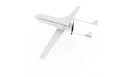 Drone military fly new technology rotate endless Stock Footage 309508255