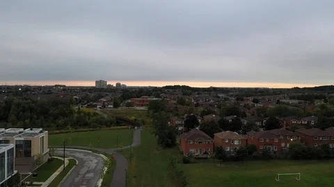 Drone Mississauga  06 Video stock 129803459